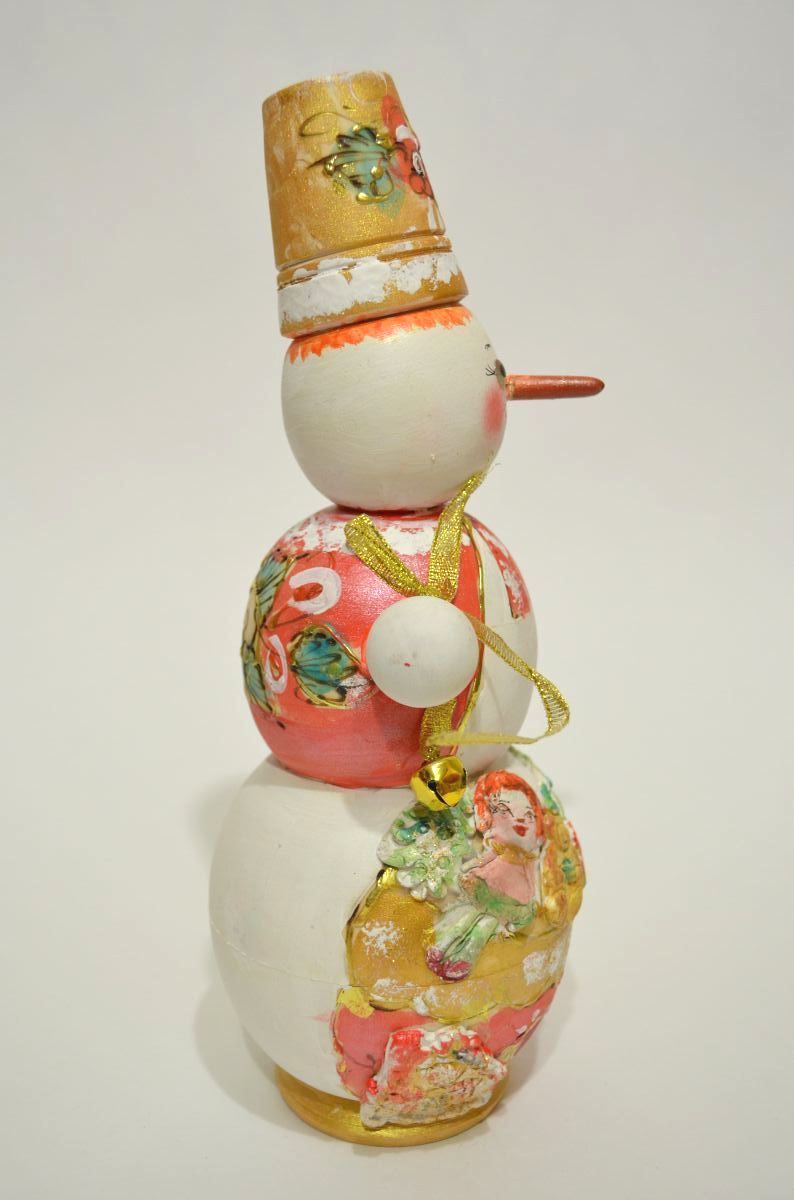 Матрёшка "Снеговик"